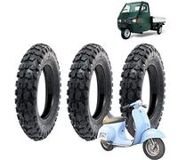 3 neumáticos 3.50-10 neumáticos para Ape Piaggio Vespa PX 125 150 200 Primavera