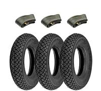 3 neumáticos Union 3.00 - 10 + cámaras de neumáticos compatibles con Vespa 50 Special XL Rush 50 PK XL2 HP
