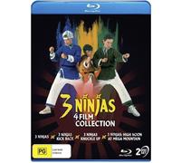 3 Ninjas Collection ( 3 Ninjas / 3 Ninjas Kick Back / 3 Ninjas: Knuckle Up / 3 Ninjas: High Noon at Mega Mountain ) [ Origen Australiano, Ningun Idioma Espanol ] (Blu-Ray)