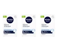 (3) NIVEA MEN SENSIBLE LOCIÓN PARA DESPUÉS DEL AFEITADO 100ML 3X100ML ENVÍO...