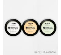 3 NYX Alta Definición Acabado Polvo Hdfp " 3 Pieza Completo Set" Joy's