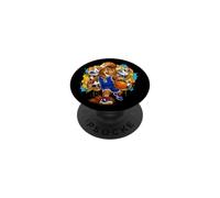 3-on-3 Urban Graffiti Basketball Mascot Sports Graphic Art PopSockets PopGrip Adhesivo