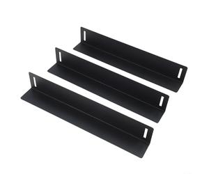 3 organizadores de maletero de coche, bloques de carga flexibles, sistema de almacenamiento divisor de cajuela, equipaje de metal ajustable para SUV, furgoneta, vehículo, color negro