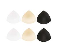 3 Pack Almohadillas para Sujetador, Rellenos Extraíbles para Bikinis, Sujetador Deportivo Push-up Semicírculo para Copa B/C (FR/ES, Letras, Talla única, Regular, Regular, 3 Colores Delgado)