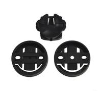 3-Pack Bike Computer Mount for para garmin para bryton para cateye Plastic | 3-piece set, fits para garmin para bryton para cateye, plastic build, quick para snap-on, black finish