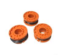 3 Pack Bobina Hilo 1.65mm para Allister MGTP 18Li | Nylon , desgaste lento, para ideal césped para denso, para ajuste perfecto, jardín medio
