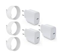 3-Pack Cargador Carga Rapida 25W Cargador USB C Carga Rapida, Tipo C Cargadores con 2M Cable USB C, Charger Type C Compatible con iPhone 15/16 Pro MAX, Samsung Galaxy S24/S23/S22