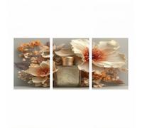 3 Pack Diamond Painting Adultos Flor Diamantes Pintar por Numeros Perfume, Diamond Painting Manualidades Adultos Kit Bordado, Diamantes Cuadros Decoracion Salon Modernos 50x75cmx3Pack Model-3697
