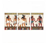 3 Pack Diamond Painting Egipto, Pintura Diamante 50 x 75 cm x 3 5D Pintar por Numeros con Diamantes Mural, Punto de Cruz Pintura Diamantes Kit Cuadros Decoracion Salon Modernos, Regalo Mujer ZSHS-1351