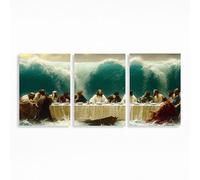 3 Pack Diamond Painting La úLtima Cena Diamond Painting 45x30cm, Bordado Punto de Cruz Dibujos con Diamantes Cuadros Decoracion Salon Modernos para Regalo Mujer Decoracion Hogar Tsunami PZSH-2711