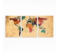 3 Pack Diamond Painting Mapa Del Mundo Diamond Painting 60x40cm, Bordado Punto de Cruz Dibujos con Diamantes Cuadros Decoracion Salon Modernos para Regalo Mujer Decoracion Hogar Paisaje PZSH-4344