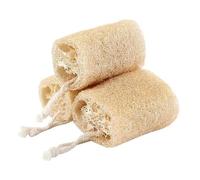 3 Pack Granja Esponja Lufa Orgánica Natural Limpieza De La Piel Exfoliación De La Piel Baño Y Cuidado De La Espalda Spa Cuerpo Ducha Cuidado Diario Piel (Color : Beige, Size : 8cm)