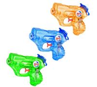 3 Pack Pistolas de Agua para Niños - Mini Juguetes de Agua para Piscina, Fiestas de Verano, Cumpleaños y Playa | Incluye 3 Colores Vibrantes | Divertido Juego al Aire Libre para Niños y Niñas