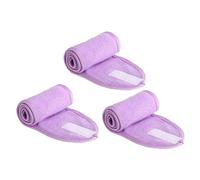 3 Pack Spa Facial Headband Makeup Hair Band Women (Purple)