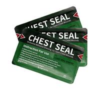 3 pack vent chest seal,apósito de trauma de emergencia, kit de primeros auxilios estéril, cuidado de heridas,kits de trauma ems apósito de sello torácico oclusivo médico de emergencia