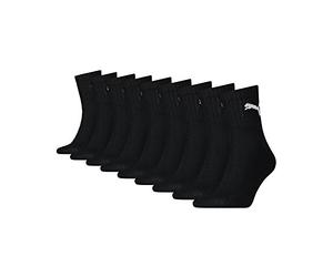 3 pair Puma Sport Socken Short Crew Tennis Socks Gr. 35 - 49 Unisex, Farben:200 - black, Socken & Strümpfe:35-38