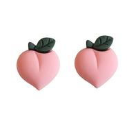 3 Pairs Ear Clip Miss Three-Dimensional Cute Strawberry Girl Heart Pineapple Earring Studs Jewelry Post Earrings for Women