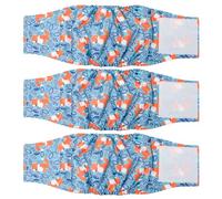 3 pañales para Perros Masculinos, Bandas para el Vientre súper absorbentes para Perros, pañales Lavables para, envolturas para incontinencia Masculinas a Prueba de Fugas con Borde elástico..