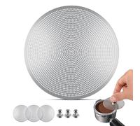 3 Pantallas para Espresso 53,5 mm - ultrafinas de 0,2 mm, puck screen de acero inoxidable, reutilizables, compatibles con portafiltros Sage de 54 mm y Ninja Luxe