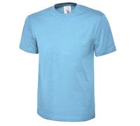 3 Paquete Clásico Un amiseta 100% Algodón Camiseta Manga Corta Hombre Mujer