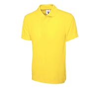 3 Paquete - Uneek Hombre Mujer Clásico Polo Liso Manga Corta Cuello Camiseta