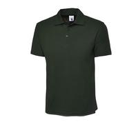 5 Paquete - Uneek Hombre Mujer Clásico Polo Liso Manga Corta Cuello Camiseta