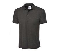 3 Paquete - Uneek Hombre Mujer Clásico Polo Liso Manga Corta Cuello Camiseta