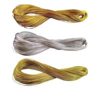 3 Paquetes De Cuerda Con Purpurina, Cuerda Para Etiquetas, Hilo De Decoración Artesanal, 8 Hebras De Cuerda Con Purpurina, Hilo Para Abalorios De Joyería, Adecuado Para Manualidades