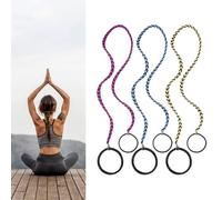 3 paquetes de gomas elásticas coloridas de 25 pulgadas, no dañan el cabello, para mujeres, coletas de caballo para cabello largo y grueso, rizado, coleta para el cabello trenzado para el viento y el