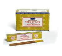 3 paquetes de varillas de incienso Satya Nag Champa, de 3 unidades, 15 g con insignia de recuerdo por Sterling Effectz