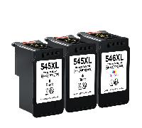 3 Paquetes PG-545 CL-546 XL PG-545XL CL-546XL Reemplazo para Cartuchos de Impresora Canon 545 546 Multipack para Canon MX495 TR4550 TS3350 TS3150 TR4551 Mg2550S Mg2555S TS3151 MG3055 00 MG29 50 TS205