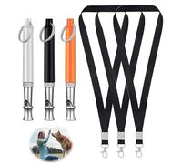3 Paquets De Sifflet Chien, Sifflet Ultrason Chiens Anti Aboiement Ultrasons Haute FréQuence Sifflets D'EntraîNement Pour Chien ExtrêMement Fiable Sifflets De Dressage Convient à La Plupart Des Race