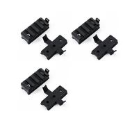 3 Par de Casco de Nailon con Riel de Plomo, Clip para Linterna, Deslizador de Riel, Casco Universal, Accesorios de 20 mm, Clip para Linterna, A