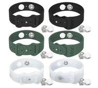 3 par de pulseras para aliviar el mareo por movimiento, acupresión, bandas de alivio de náuseas para náuseas matutinas, mareo, enfermedad del coche, banda (Black+Green+Tra)