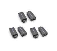 3 Par Gigabit 100/1000M A/B SC Ethernet Conmutador de Fibra Convertidor de Medios Rj45 Transceptor Óptico 20KM Conmutador de Fibra