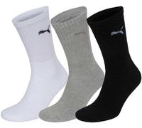 3 Par Puma Calcetines de Deporte Tenis Talla 35-49 Blanco Unisex para Ella y Él