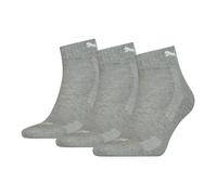 3 Par Puma Cuartos Calcetines Suela Frottee Talla 35-46 Unisex Amortiguado