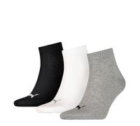 3 Par Puma Unisex Calcetines de Cuarto Zapatillas Talla 35-49 para Mujer Hombre