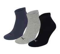3 Par Puma Zapatillas Calcetines de Cuarto Talla 35-49 Unisex para Mujer Hombre