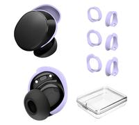 [3 Pares] Almohadillas para Auriculares Bose QuietComfort (2024), Accesorios de Silicona para Auriculares Bose New QC, Kit de Ajuste Antideslizante de Repuesto (S, M, L) (Lila)