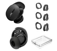 [3 Pares] Almohadillas para Auriculares Bose QuietComfort (2024), Accesorios de Silicona para Auriculares Bose New QC, Kit de Ajuste Antideslizante de Repuesto (S, M, L) (Negro)