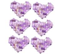 3 Pares Antifaz De Jade Masajeador Púrpura Gel Ojos Cansados Amatista Viajar