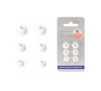 3 pares de almohadillas de silicona para Huawei FreeBuds 6i daunke 3 tamaños diferentes (S/M/L), suaves y cómodos, color blanco