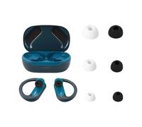 3 Pares de Almohadillas para JBL Endurance Peak 3, Recambio de Almohadillas de Silicona para Auriculares Bluetooth, 3 Tamaños Diferentes (Blanco)