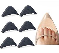 3 pares de almohadillas para zapatos, reducen el impacto hacia delante, mejoran los zapatos ligeramente demasiado grandes para zapatos de tacón alto, para hombres y mujeres, 3pairs, Negro