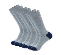 3 pares de calcetines casuales Dri Tech Crew para hombre, transpirables, de silicona y nailon, gris, Altoa única