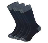 3 pares de calcetines casuales Dri Tech Crew para hombre, transpirables, de silicona y nailon, gris oscuro, Altoa única