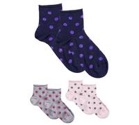 3 pares de calcetines con Lux Pois - 13 - 16 Babyvip