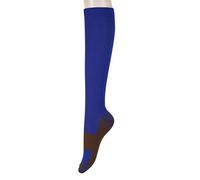 3 Pares de Calcetines de Compresión de Cobre Unisex Mujeres Hombres Antifatiga Alivio de La Rodilla Alto Bajo 15-20 Mhg Azul Graduado Suelto