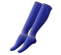 3 Pares de Calcetines Elásticos de Compresión Para Hombre, Zapatos de Protección Para Tobillo, Transpirables, Antideslizantes, Calcetines deportivos Casual Azul Sm